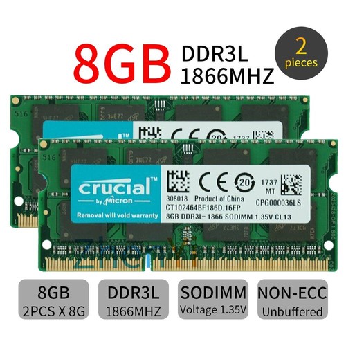 Crucial 16gb 8gb - 2x,